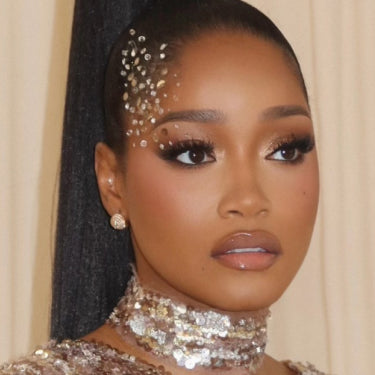 Portrait of Keke Palmer's glam at the 2024 Met Gala